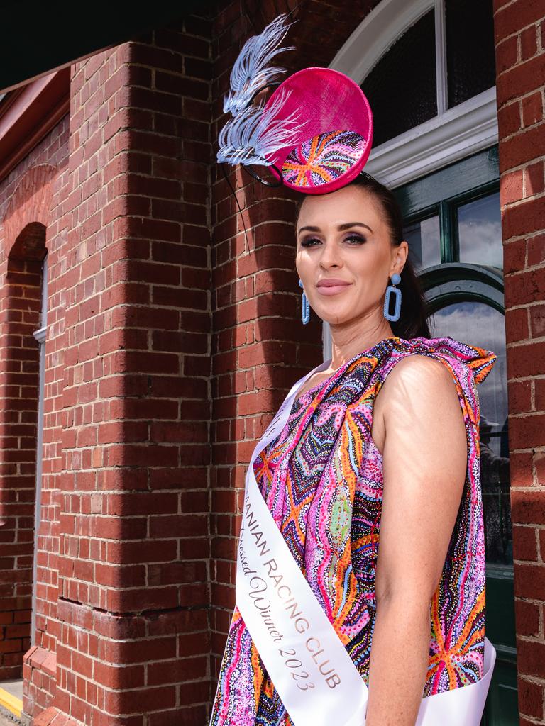 Alycia Hall won the womenÃ&#149;s fashions on the field. Picture: Linda Higginson