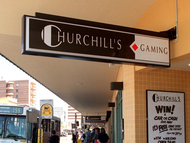 Churchill's Sports Bar in Kingsford.