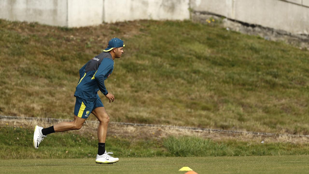 Usman Khawaja is one sprint session away from earning Test selection.