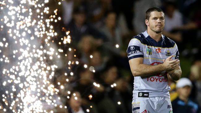 Cowboy's Lachlan Coote during the round 6 NRL game between the Penrith Panthers and the North Queensland Cowboys at Pepper Stadium,Penrith.Picture Gregg Porteous