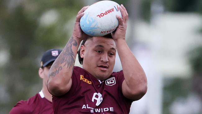 Josh Papalii was singled out for criticism during the State of Origin series. Picture: Nigel Hallett