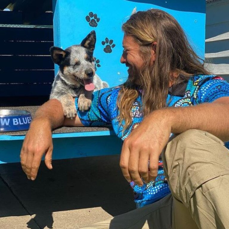 He has gone on to become a successful international dog trainer. He was touring the US when the pandemic hit. Picture: Instagram/farmerdavek9m8