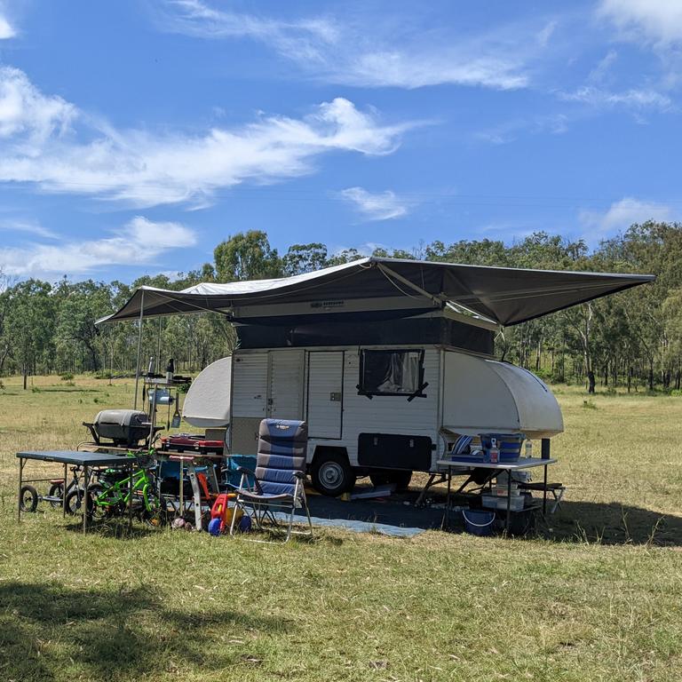 Jemma Manwaring spent three days on the property with her young family soaking in the outdoors and says she loved not worrying about a crowded space or early check-out. Picture: Jemma Manwaring.