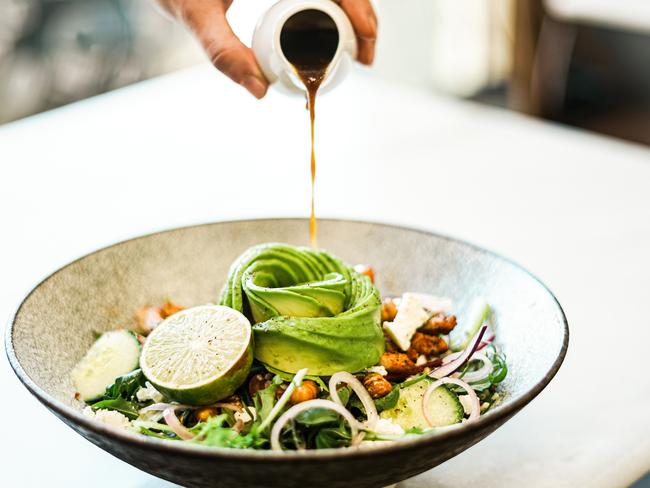 Bumi Cafe's Grilled Cajun Chicken Salad. Picture: Hatha Hardjabrata