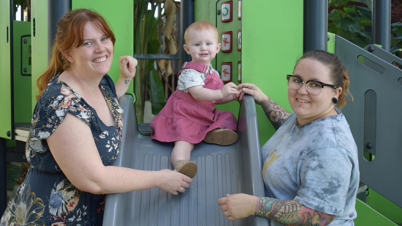 The Hewatt-BoydPratt family in Rockhampton. Picture: Aden Stokes