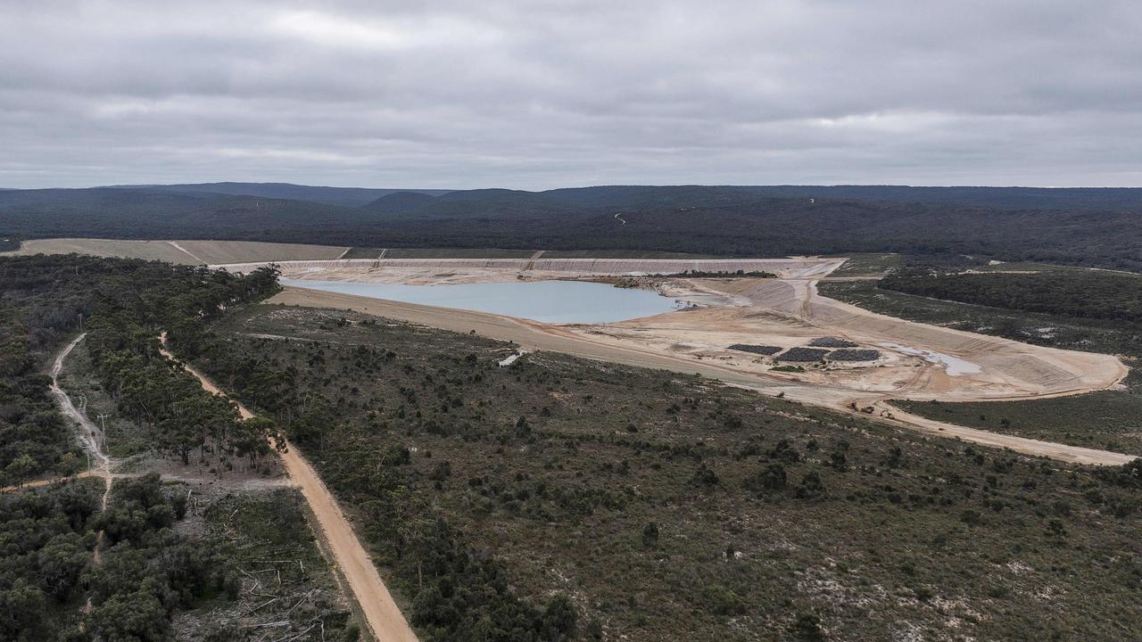 The quarry site at the old Anglesea Alcoa power station site. Picture: Alan Barber