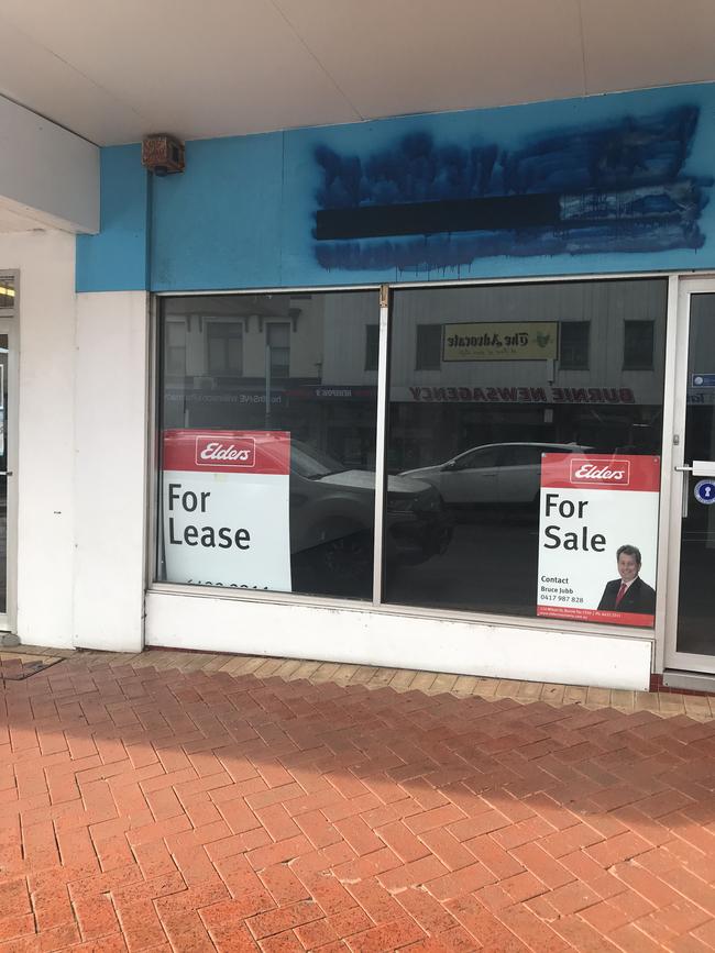 Closed HelloWorld travel branch in Burnie.