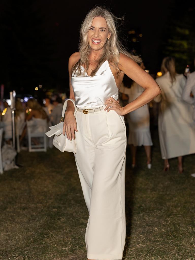 Bernadette Chapman. The Pulse for DÃ&#131;Â®ner en Blanc Gold Coast at Broadbeach Park on April 22, 2023. Picture: Celeste Humphrey