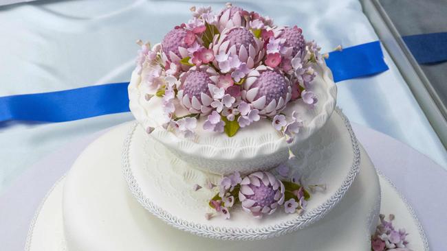 Cake decorator Malcolm Pratt from Clontarf at the Ekka, Friday, August 11, 2023 – Picture: Richard Walker