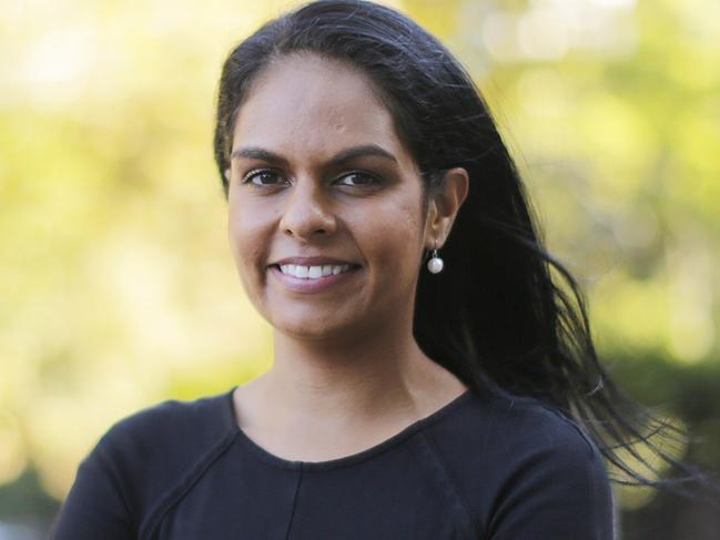 27/04/2016: Indigenous lawyer Teela Reid, who works for Supreme Court Justice Lucy McCallum and has written an essay in a major new collection about the indigenous constitutional recognition process. Photo: Brad Hunter/The Australian