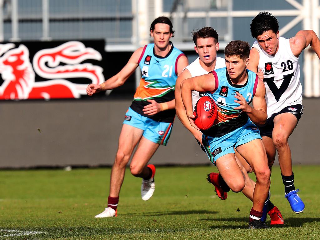 Under-18s national champs Allies v Vic Country. PICTURE CHRIS KIDD