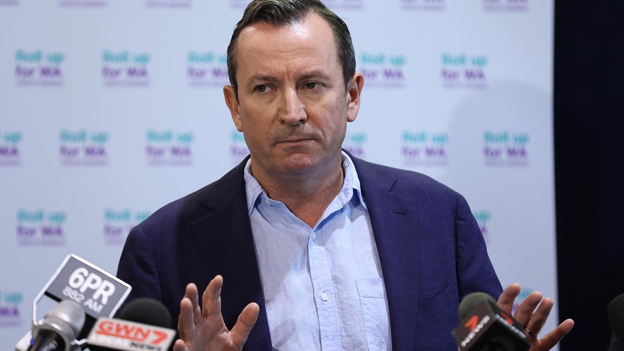 West Australian Premier Mark McGowan has shut the border to NSW. Picture: Paul Kane/Getty Images.