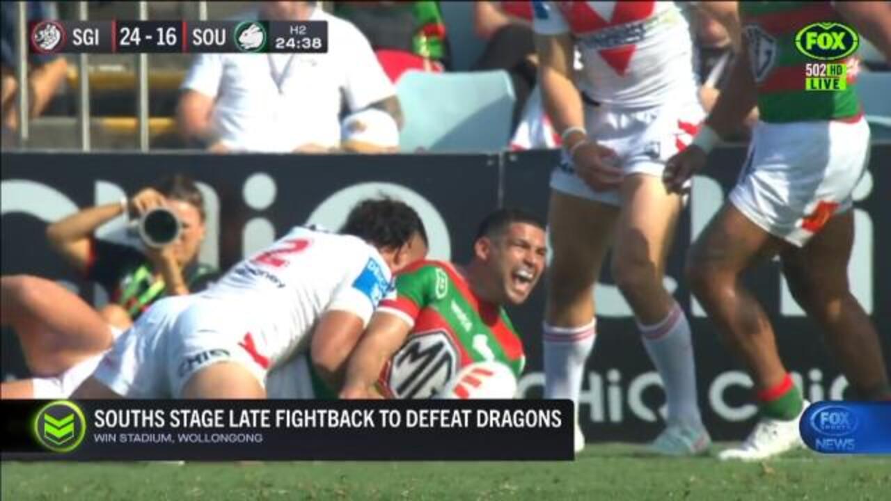 Souths pull off comeback against Dragons