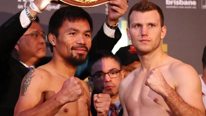Jeff Horn v Manny Pacquiao Weigh In