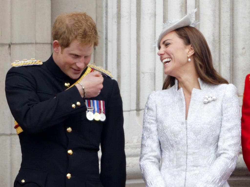 Gone are the days that Prince Harry and Kate Middleton can share a joke together. Picture: Max Mumby/Indigo/Getty Images.