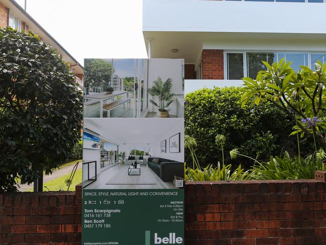 SYDNEY, AUSTRALIA - NewsWire Photos, FEBRUARY 01 2022: A general view of a property for sale on Sydney's North Shore. Picture Gaye Gerard / NCA Newswire.