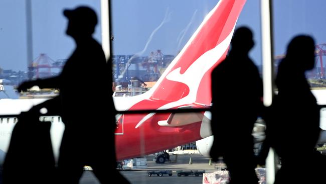 Qantas has warned travellers airfares are going up, with the airline no longer able to absorb the full extent of fuel price hikes. Picture: NCA NewsWire/Jeremy Piper