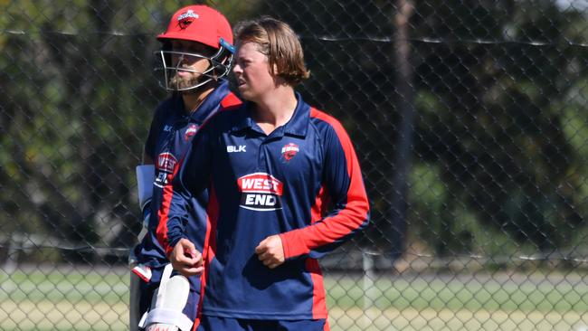 Joe Medew-Ewen trains with South Australia. Picture: SACA Media.