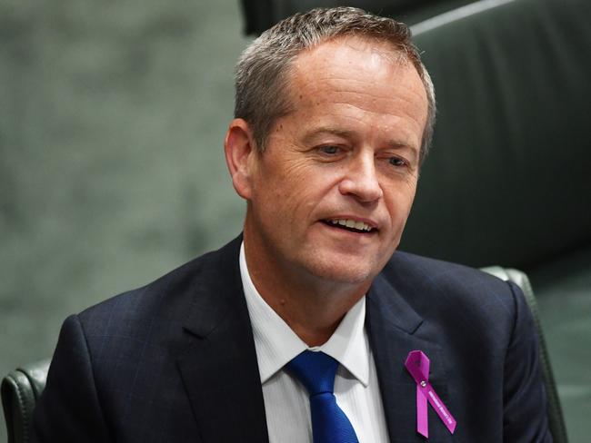 Leader of the Opposition Bill Shorten during Question Time. Picture: AAP