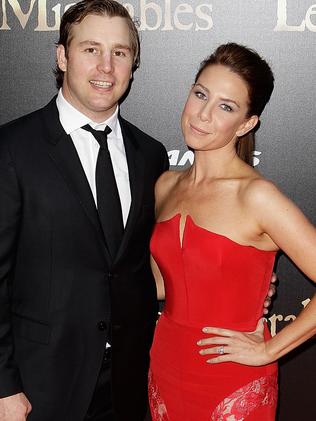 Kate with her hubby Stuart Webb.