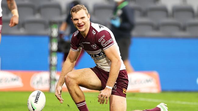 Despite missing the start of the season, Tom Trbojevic could be in contention for a Dally M medal. Picture: Getty Images.