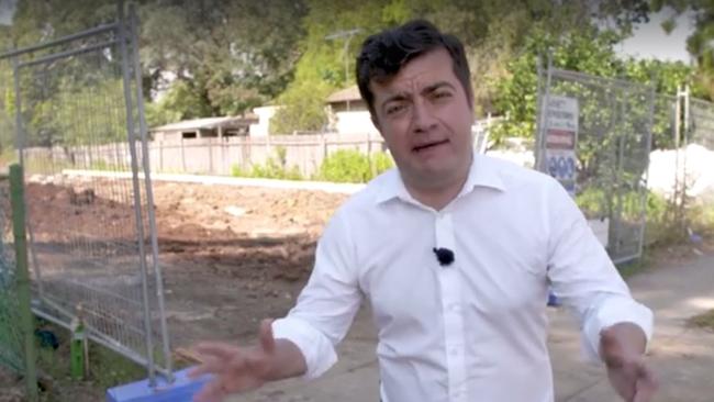 The Sydney family whose home was mocked by Labor sen­ator Sam Dastyari have labelled him a ‘snob’ Picture: Sam Dastyari/Facebook