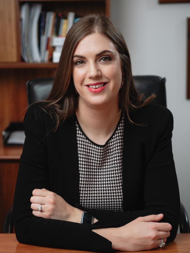 Erica Panagakos, Director at Clark Panagakos has been nominated as one of the state's best young family law / divorce lawyers. Picture supplied