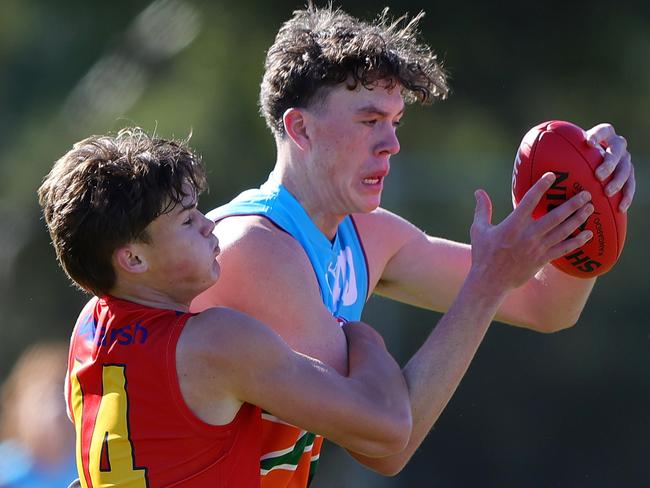 A standout under-18 national championships for the Allies was just the start for Smith in 2024. Picture: Sarah Reed/AFL Photos via Getty Images