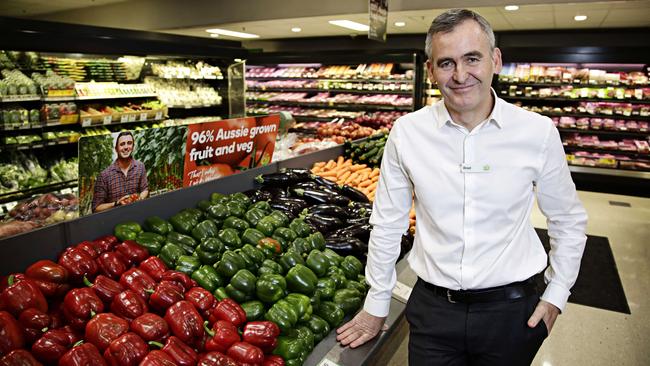 Woolworths chief executive Brad Banducci. Picture: Adam Yip