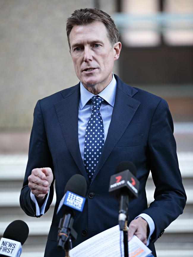 Former attorney-general Christian Porter. Picture: NCA NewsWire/Adam Yip