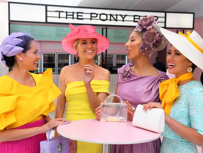 Bright hues dominate on a beautiful Melbourne spring day. Picture: AAP Image/James Ross