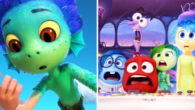 Luca is set in the 1950s while Inside out later 2010s. Source: Pixar