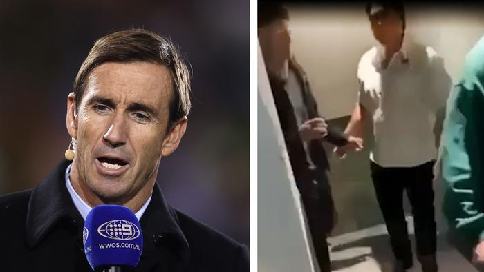 Andrew Johns has blasted the Ponga situation. Photo: Getty Images and Instagram