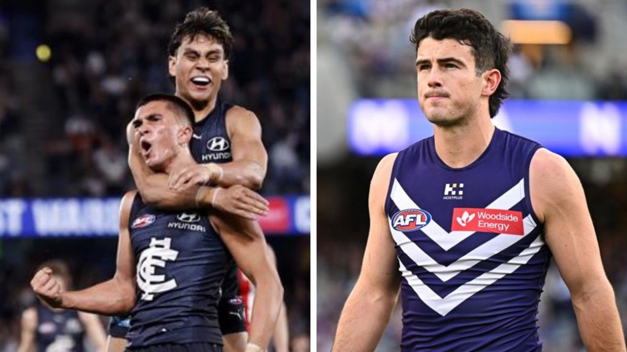 Carlton survive as the Dockers crash out. Photos: Getty Images