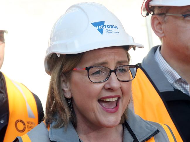 MELBOURNE, AUSTRALIA- NewsWire Photos AUGUST 19, 2024: Picture:  Victorian Premier Jacinta Allan and Minister for Transport Infrastructure Danny Pearson to make an announcement on the The North East Link project in Greensborough. NewsWire/ David Crosling