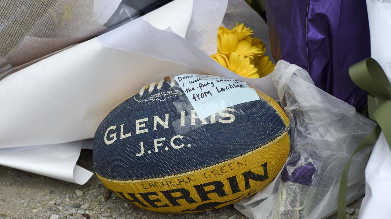 Mourners laid floral tributes at the school throughout the week. Picture: Supplied