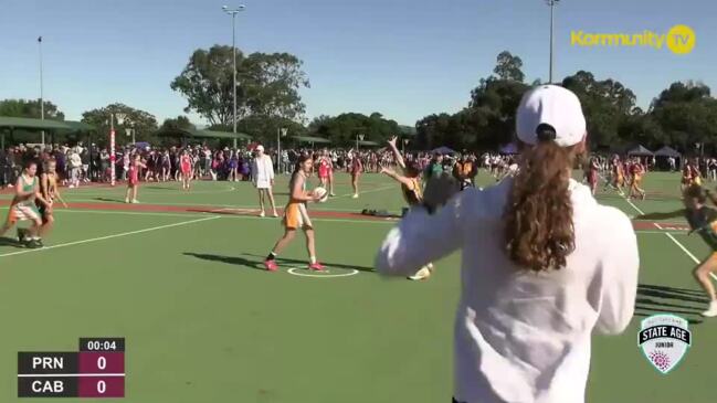 Replay: Netball Queensland State Age Titles - Pine Rivers Gold v Caboolture Black (U12)