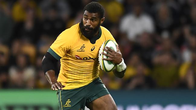 Former Storm star Marika Koroibete has made a successful switch to union. Picture: Albert Perez/Getty