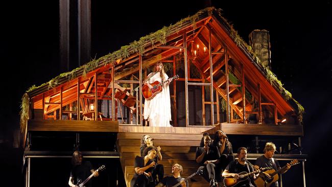 Taylor Swift performing her Folklore set in Cincinnati. Picture: Taylor Hill/TAS23/Getty Images for TAS Rights Management.