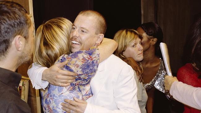 Alexander McQueen backstage at Pantheon as Lecum collection. Photo: Robert Fairer.