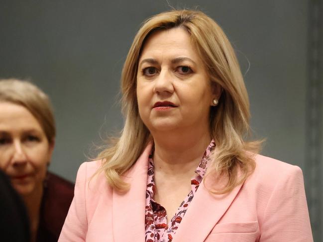 Annastacia Palaszczuk, Treasurer Cameron DickÃs budget speech, Parliament House, Brisbane. Picture: Liam Kidston