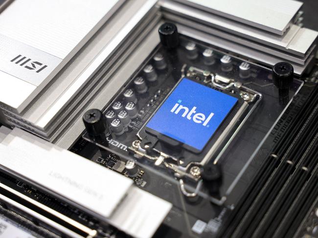 Intel passed on making the chips for Apple’s first iPhone, thinking it wouldn’t be profitable enough. Picture: AFP