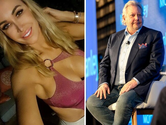 Sydney businesswoman Linda Rogan and WiseTech rich lister Richard White.