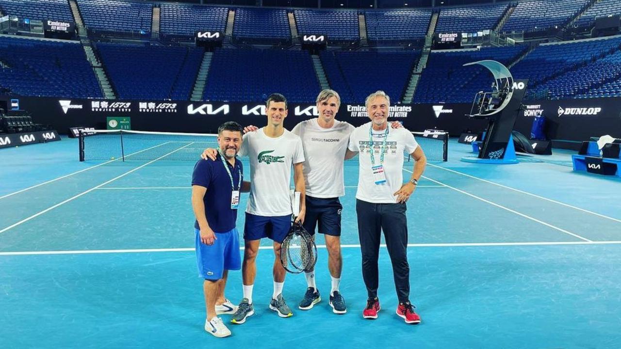 Who knows if we’ll see Novak at Melbourne Park next week. Picture: Instagram/djokernole