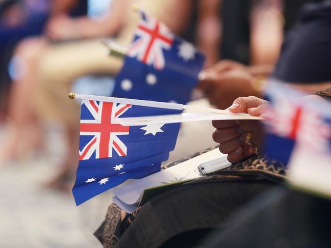 A majority of Sydney councils hold citizenship ceremonies. Picture: Brendan Radke