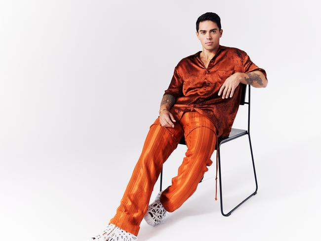 John Pearce: ‘It’s the comparison of that side of my life with then putting that iconic skivvy on – that’s what resonated.’ Picture: Daniel Nadel for Stellar
