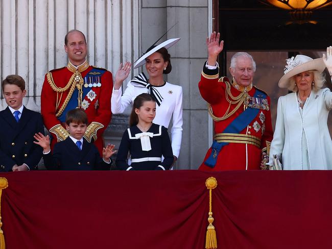 The royal family. Picture: Henry Nicholls/AFP