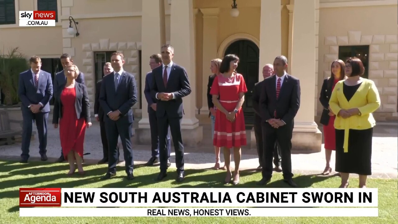 New South Australian cabinet sworn in