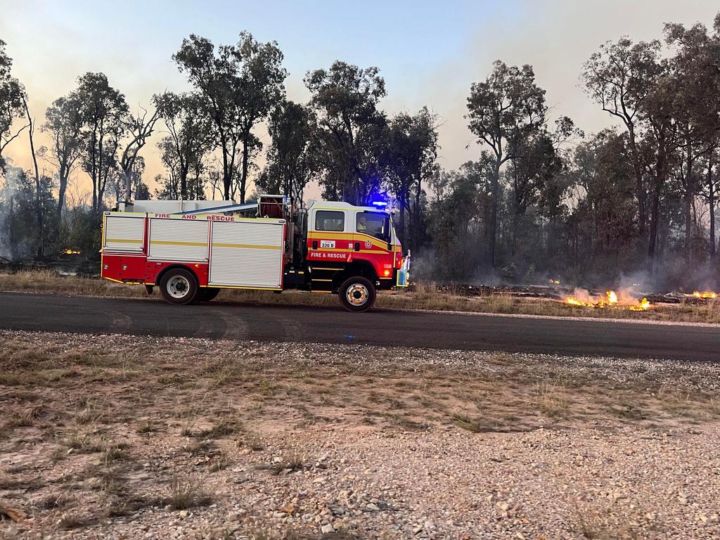 Inside the Tara evacuation zone. Picture: Darling Angie