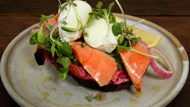 SouthEast Espresso at Coolangatta offers a delicious hot smoked salmon on toast dish as part of their breakfast menu. Pictured: supplied